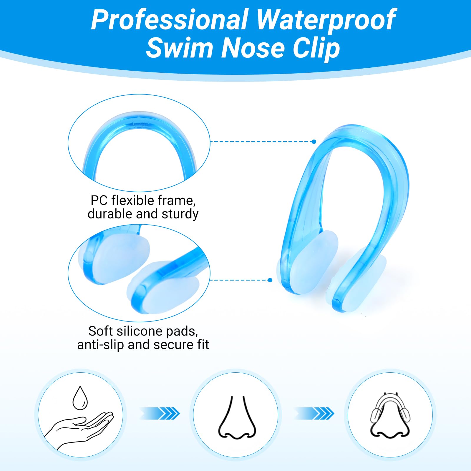 Clips de nez en silicone imper - Aquatic Sports Swimming avis et prix